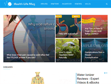 Tablet Screenshot of healthlifemag.com